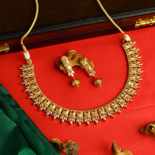 Champagne Gold Look Necklace Set 7425-0888