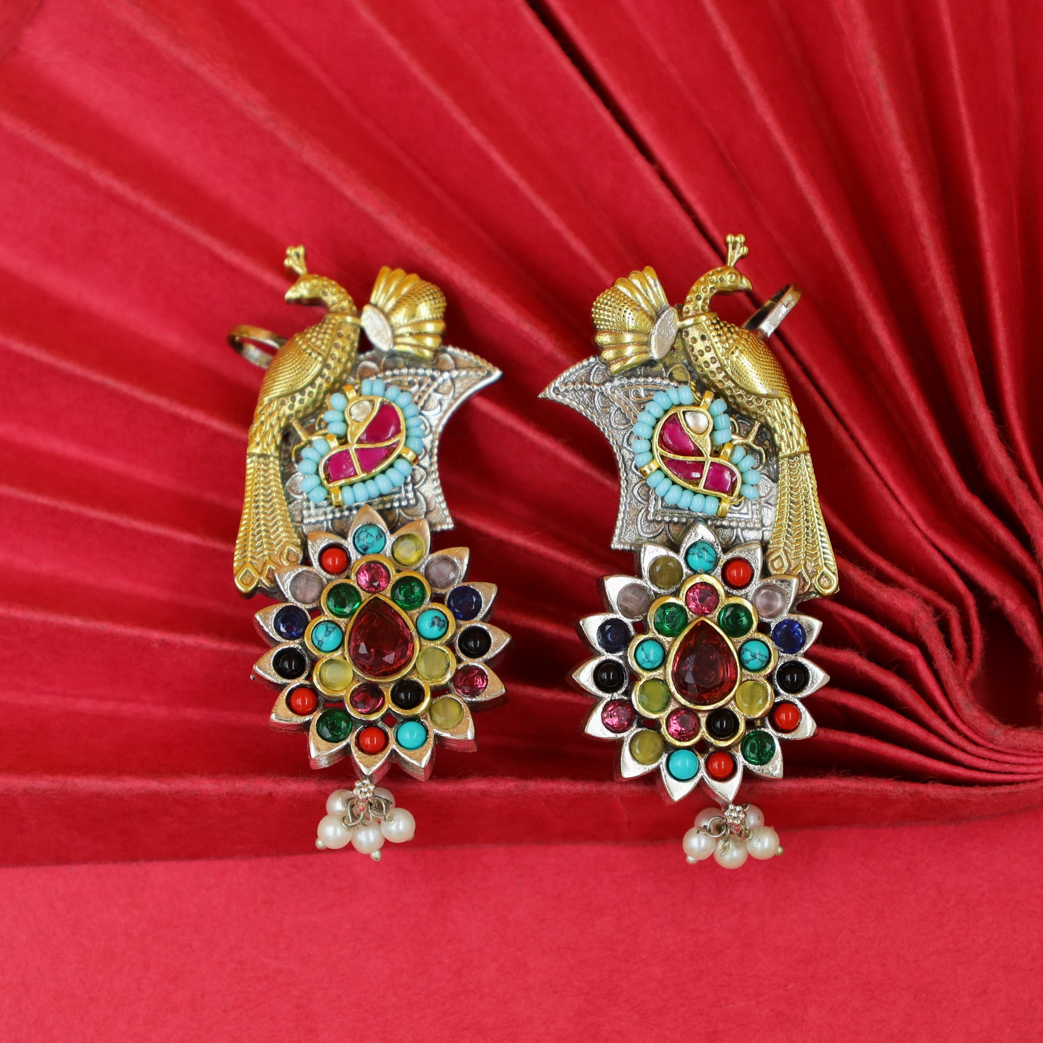 Kanphool Oxidized Earring 18562-28