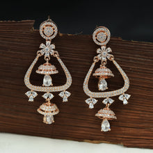 Danglers Zircon/AD Earring 6680-28