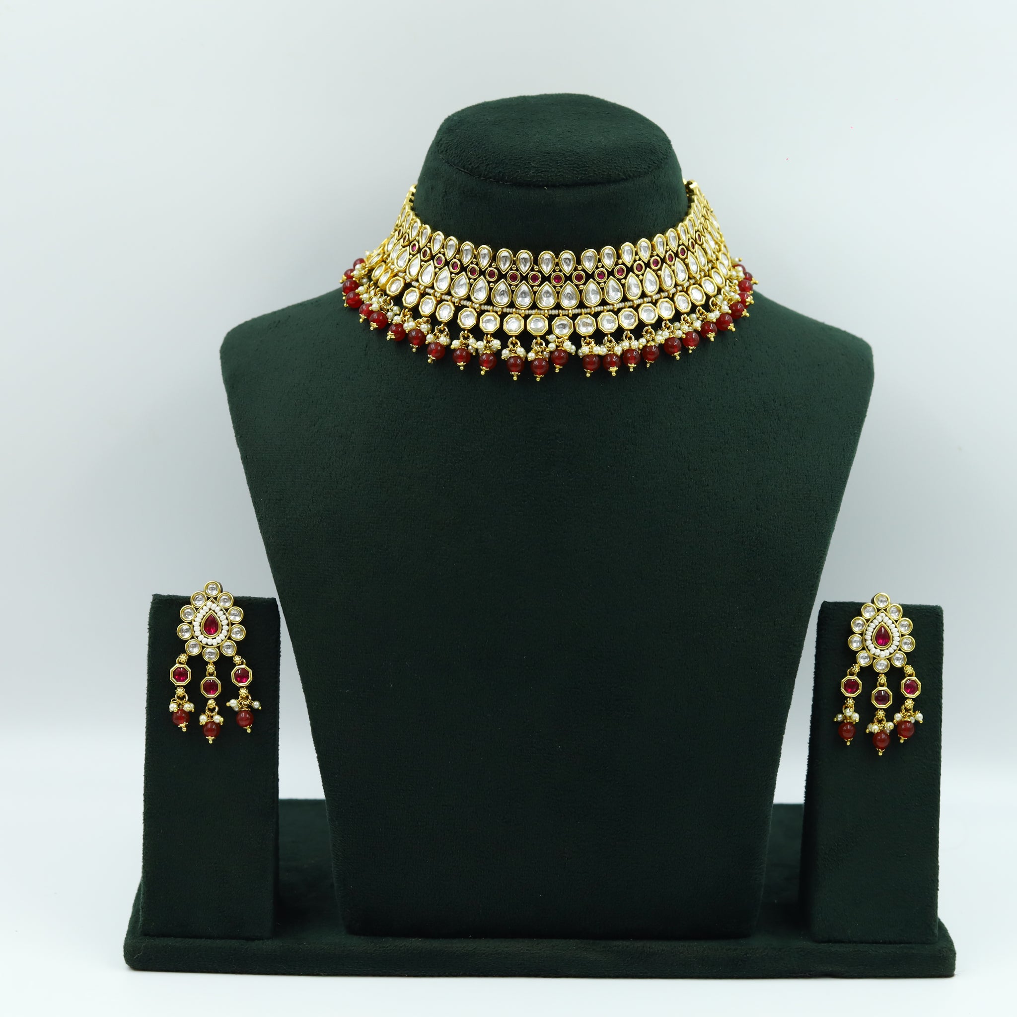 Choker Kundan Necklace Set 13554-28