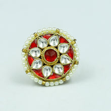 Adjustable Kundan Ring 8978-100