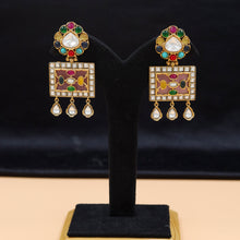 Sabyasachi Inspired Round Neck Kundan Necklace Set 10571-87