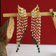 Green Kundan Earring 5644-9709