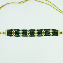 Green Kundan Necklace Set 19756-6940