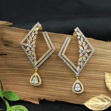 Gold Zircon/AD Earring 4635-8700