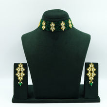 Green Kundan Necklace Set 19756-6940