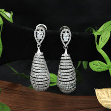 White Zircon/AD Earring 5628-9693