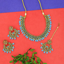 Round Neck Antique Necklace Set 7190-33