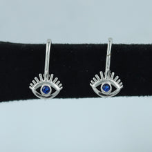 Silver Earring Evil Eye 1727-75