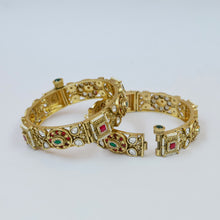 Antique Gold Finish Bangles/Kada 21167-28