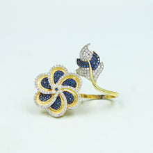 Adjustable Zircon/AD Ring 8961-100