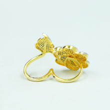 Adjustable Zircon/AD Ring 8961-100