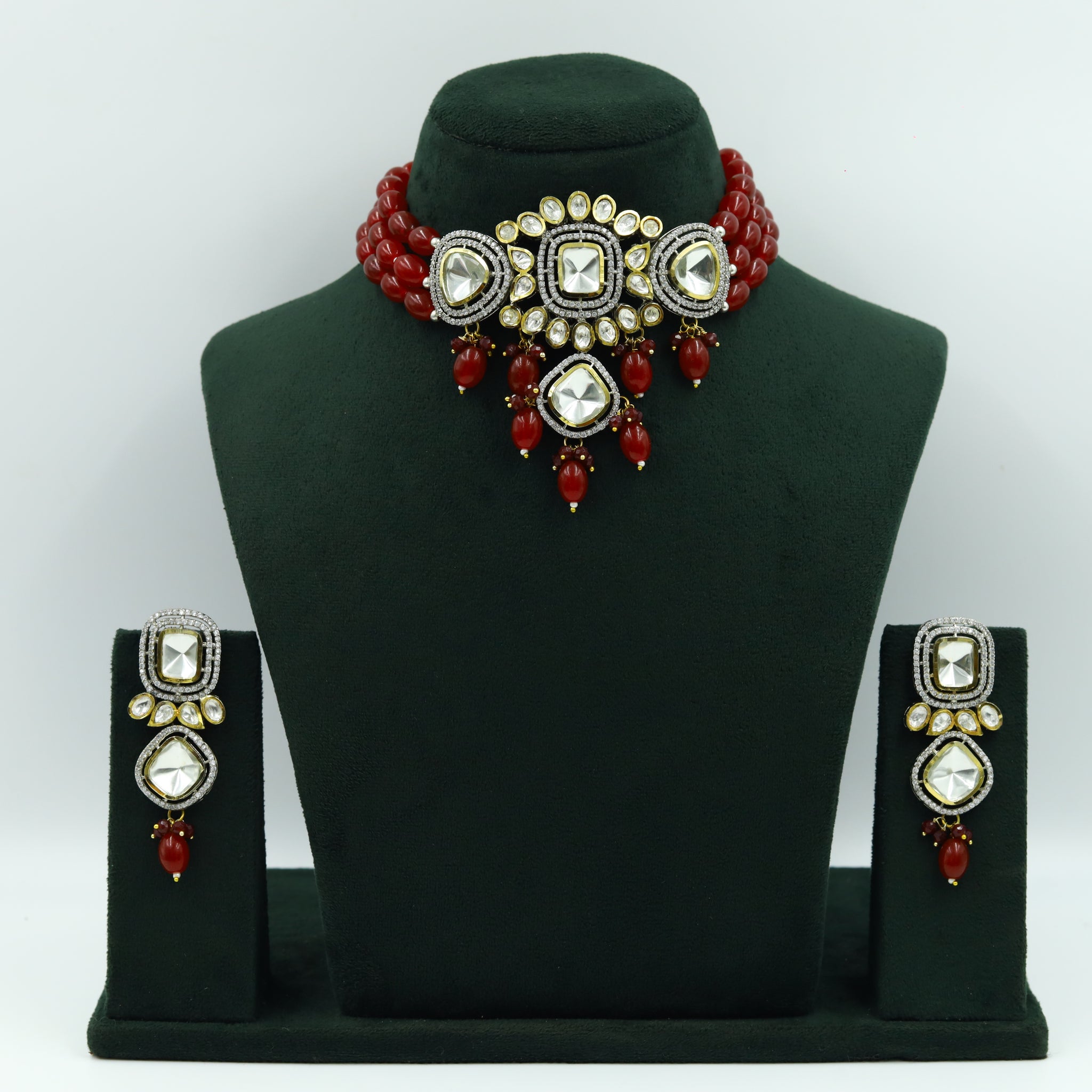 Choker Kundan Necklace Set 6080-79