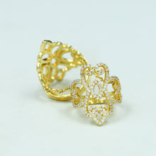Adjustable Zircon/AD Ring 8954-100