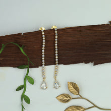 Slim Long Zircon/AD Earring 2449-6514