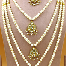 Paach Lada Pearl Kundan Necklace Set 18627-56