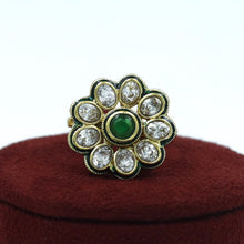 Adjustable Polki Ring 17687-21