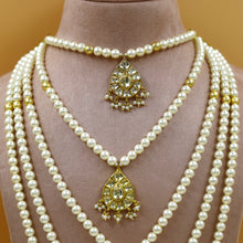 Paach Lada Pearl Kundan Necklace Set 18627-56