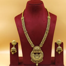 Long Neck Temple Necklace Set 18437-28