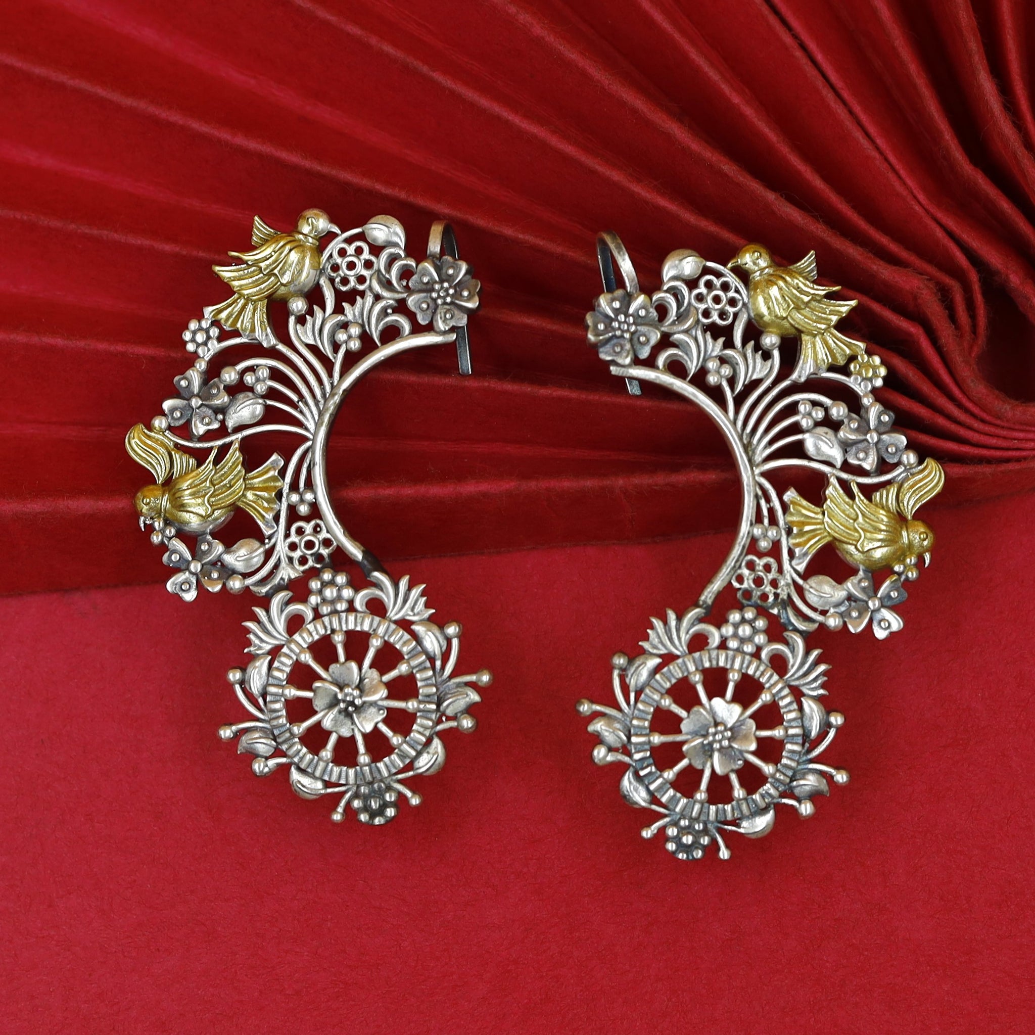 Kanphool Oxidized Earring 18554-28