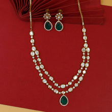 Round Neck Kundan Necklace Set 16479-68