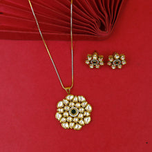 Designer Kundan Pendant Set 18540-28