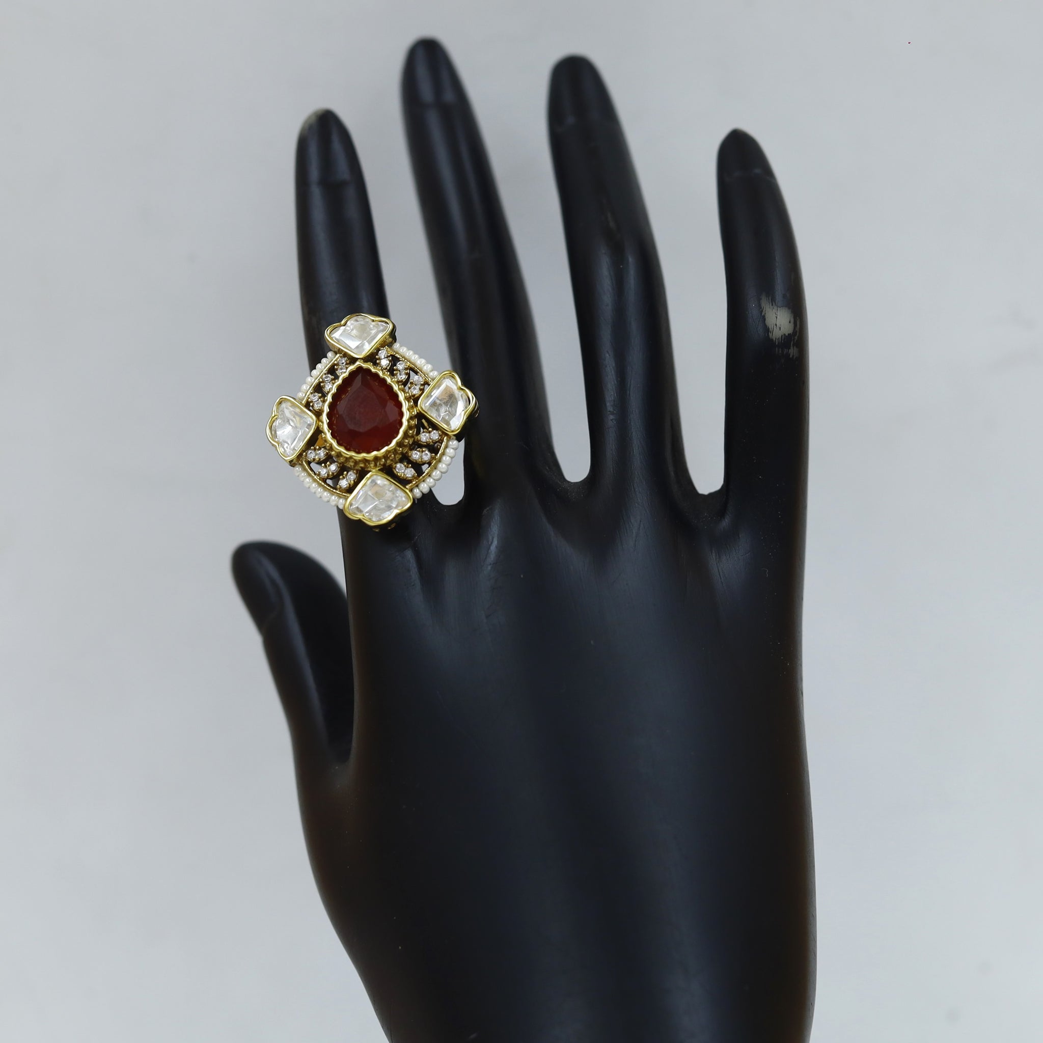 Kundan Ring 19025-28