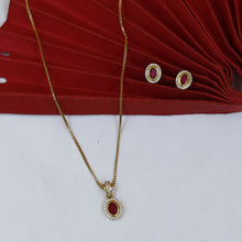 Light Kundan Pendant Set 18104-69