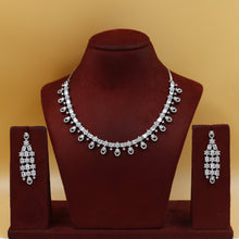 Round Neck Zircon/AD Necklace Set 5928-69