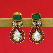 Stylish Light Weight Polki Earring 17698-21