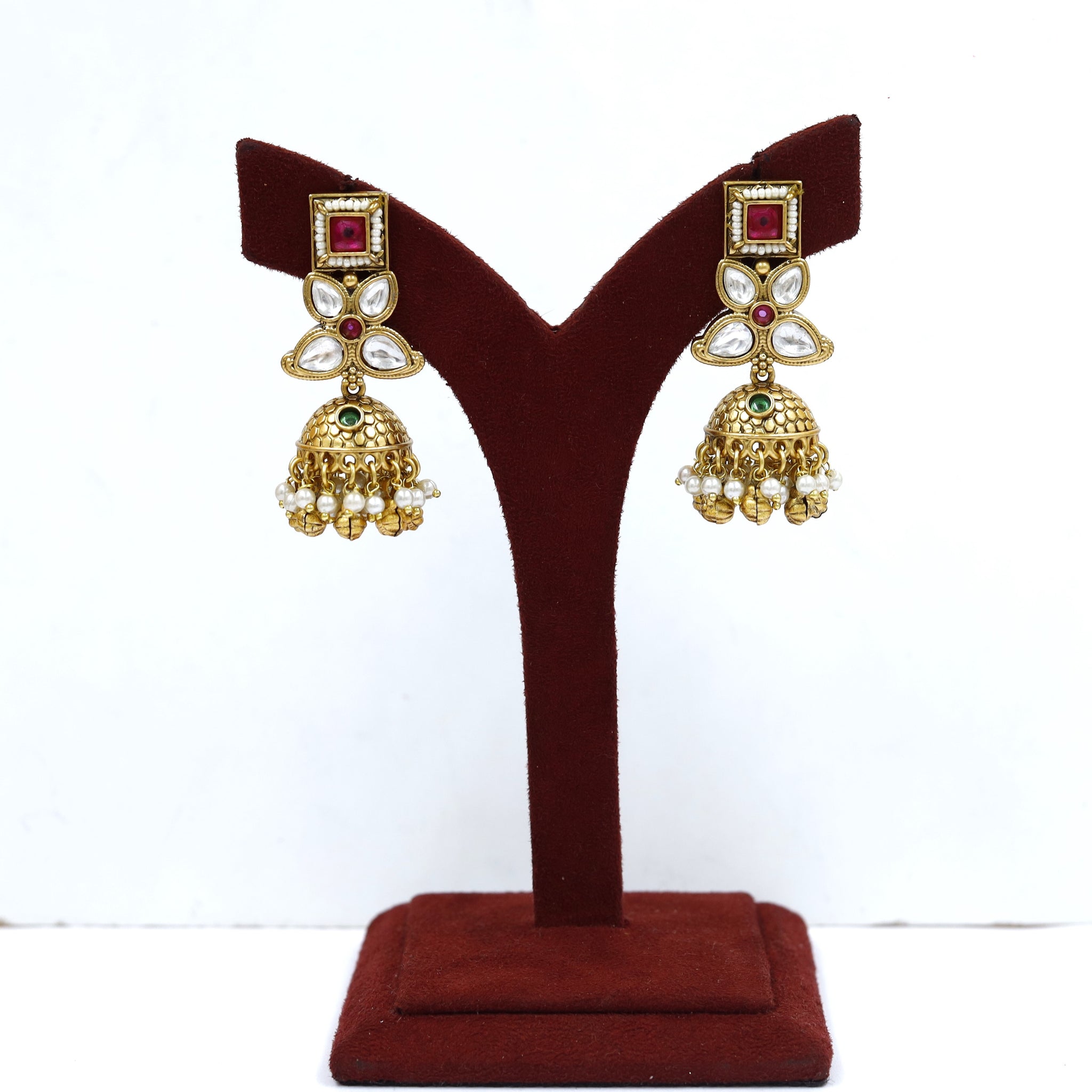 Jhumki Antique Earring 18656-94