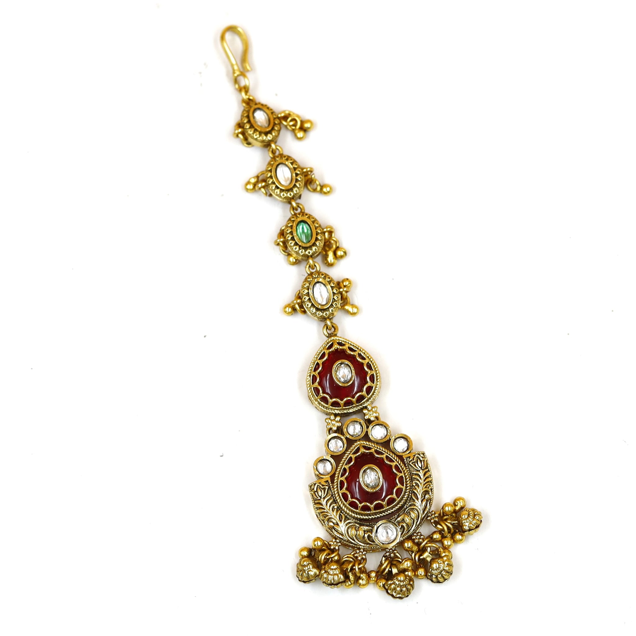 Antique Gold Finish Maang Tikka 18673-94