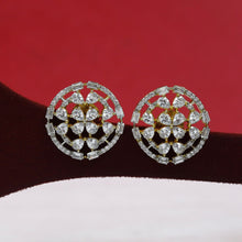 Gold Zircon/AD Earring