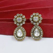 Light Polki Earring 18966-21