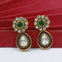 Light Polki Earring 18966-21
