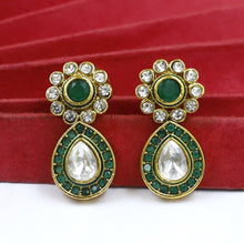 Light Polki Earring 18966-21