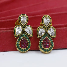 Stylish Light Weight Polki Earring 17695-21