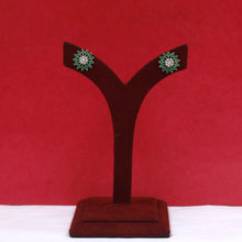 Green Zircon/AD Earring 2355-6420