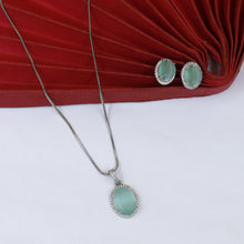 Light Zircon/AD Pendant Set 18246-34