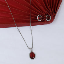Light Zircon/AD Pendant Set 18270-34