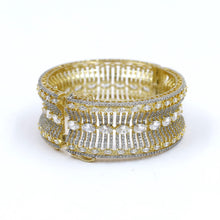 Zircon/AD Gold Plated Bracelet/Kada 13194-0023