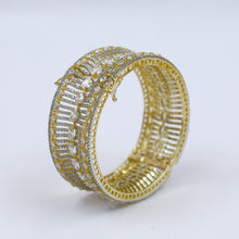 Zircon/AD Gold Plated Bracelet/Kada 13194-0023