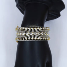 Zircon/AD Gold Plated Bracelet/Kada 13194-0023