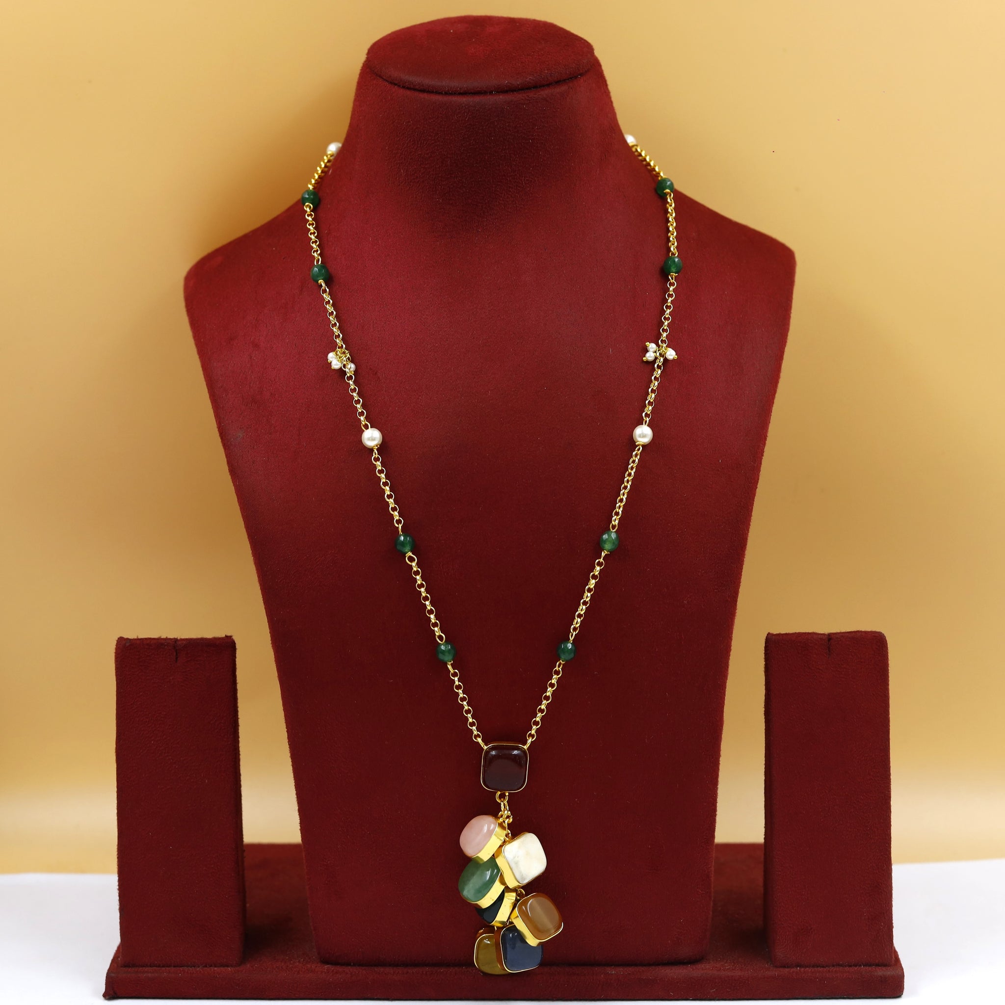 Semi Precious Stones Pendant 18575-90