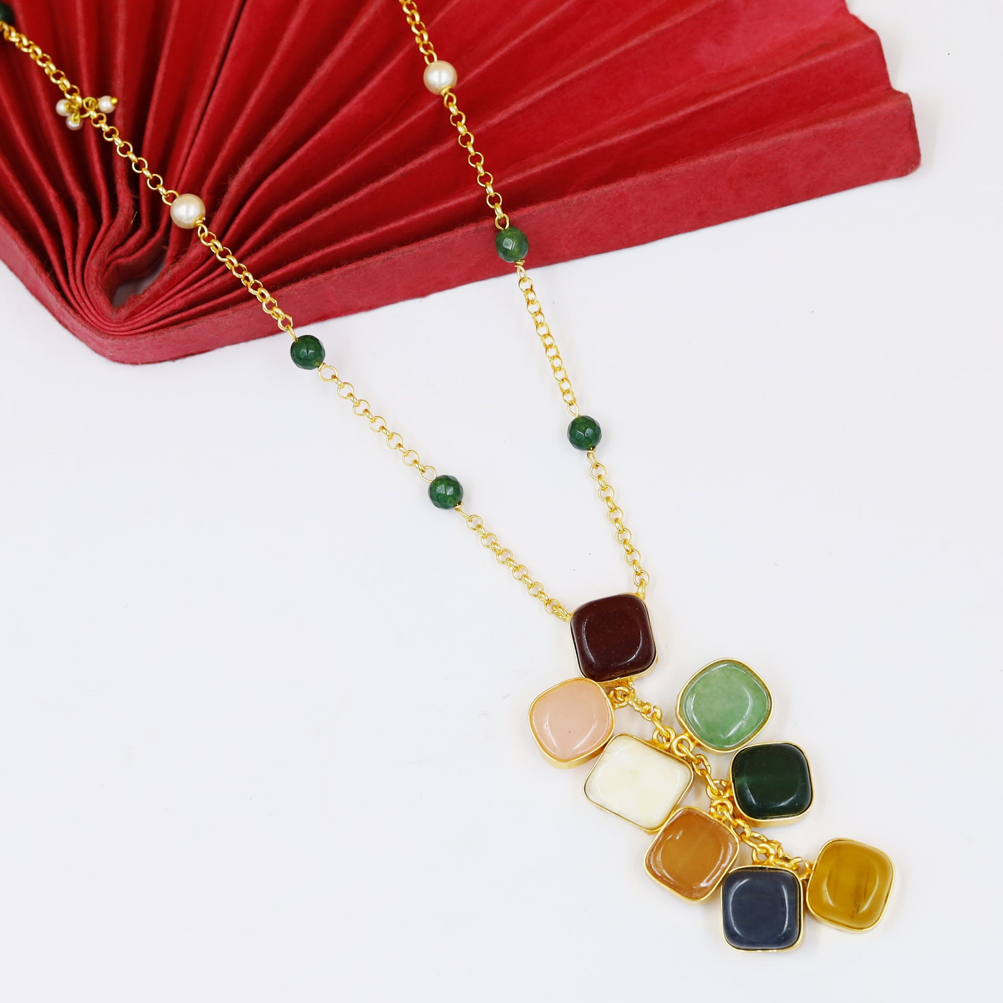 Semi Precious Stones Pendant 18575-90