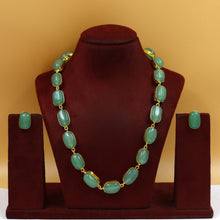 Round Neck Pearl Necklace Set 16209-90