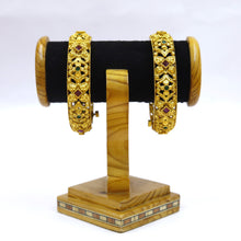 Antique Gold Finish Bangles/Kada 8403-100