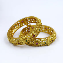 Antique Gold Finish Bangles/Kada 8403-100