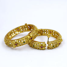 Antique Gold Finish Bangles/Kada 8403-100