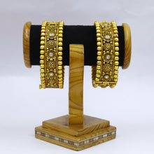 Antique Gold Finish Bangles 13003-9677